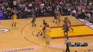 【图客团gif】热火vs湖人所有精彩gif,应有尽有!热蜜们新年快乐!