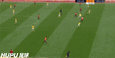 奥古斯托进球 染红穆坎乔破门后伤退,人和2-0恒大