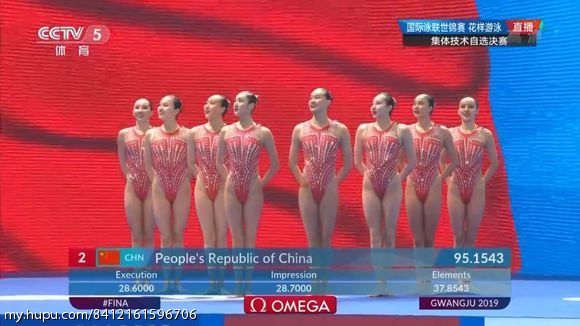 中国女子花样游泳队是不是千年老二?