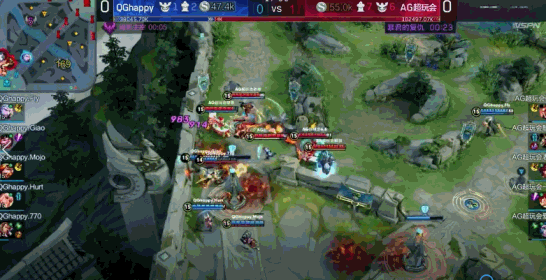 [赛后]ag超玩会 4-1 qghappy,银河战舰荣耀归来,ag超玩会圆梦武汉