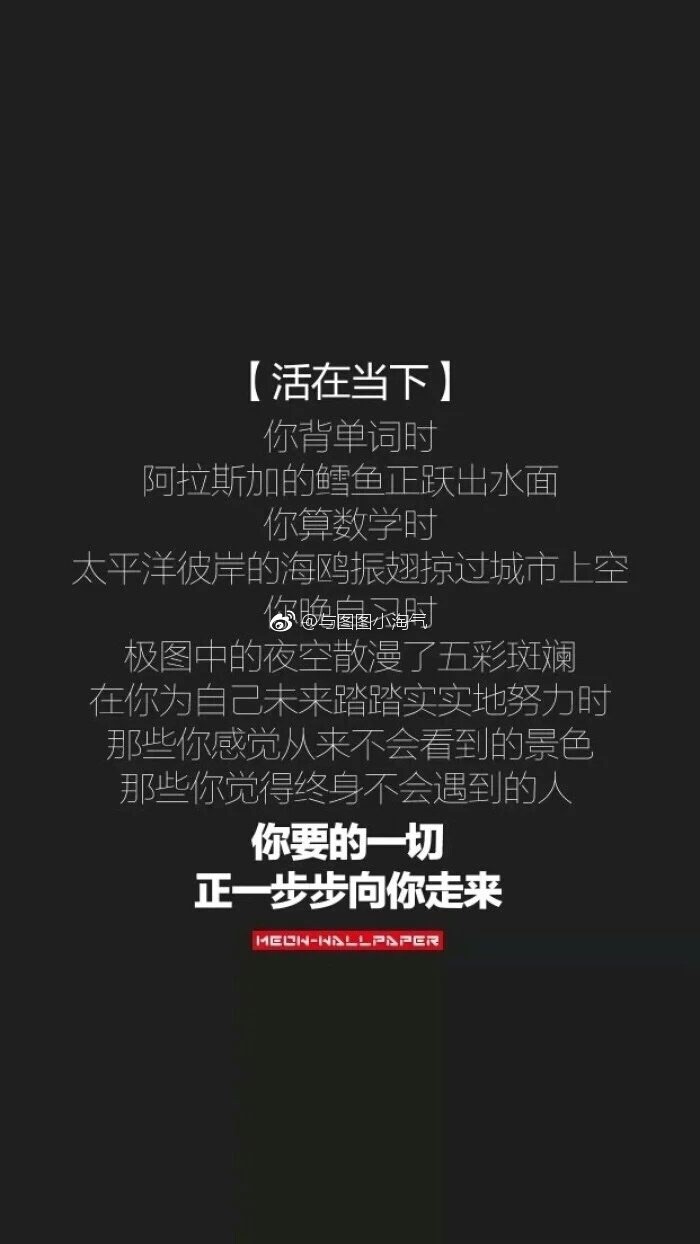 谁有这个壁纸呀,滚去学习那种