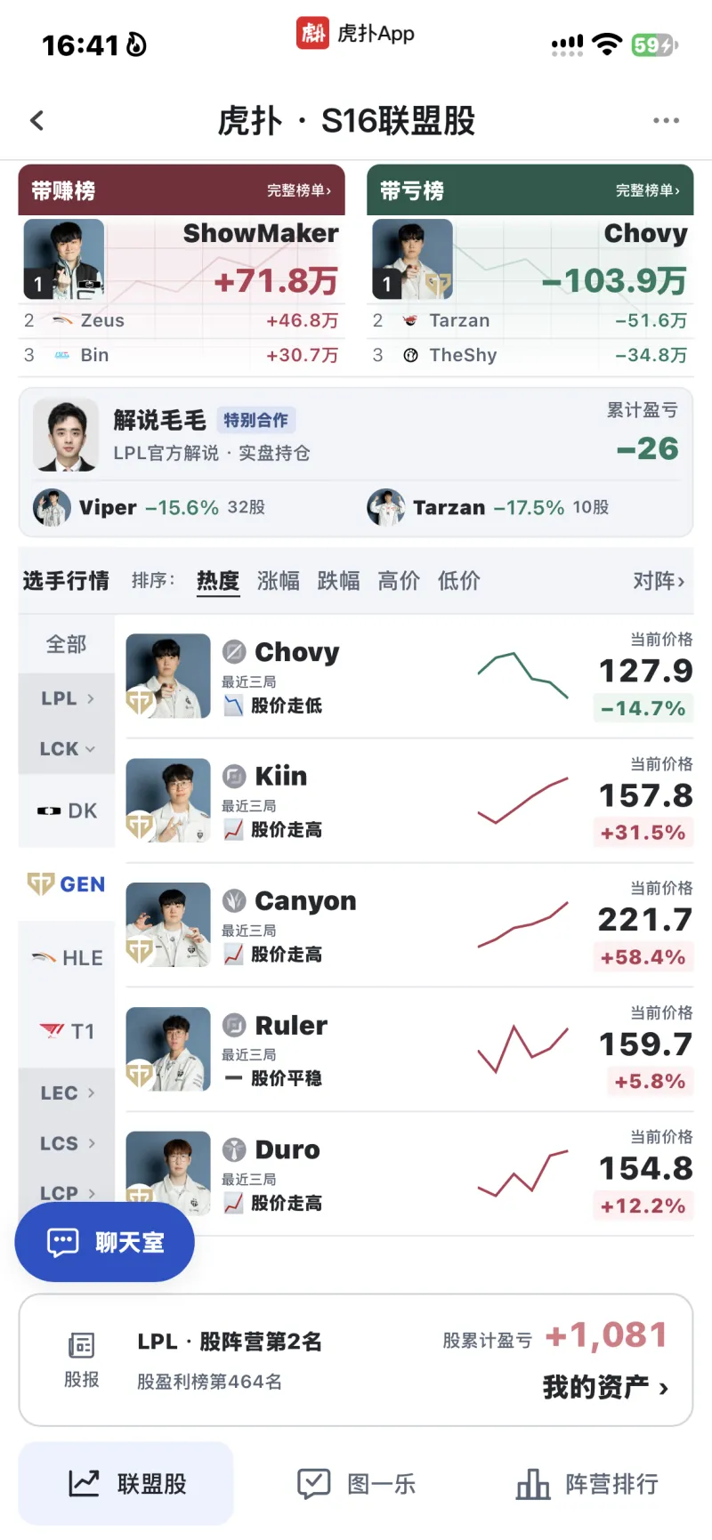 英雄联盟赛事虎牙直播官网