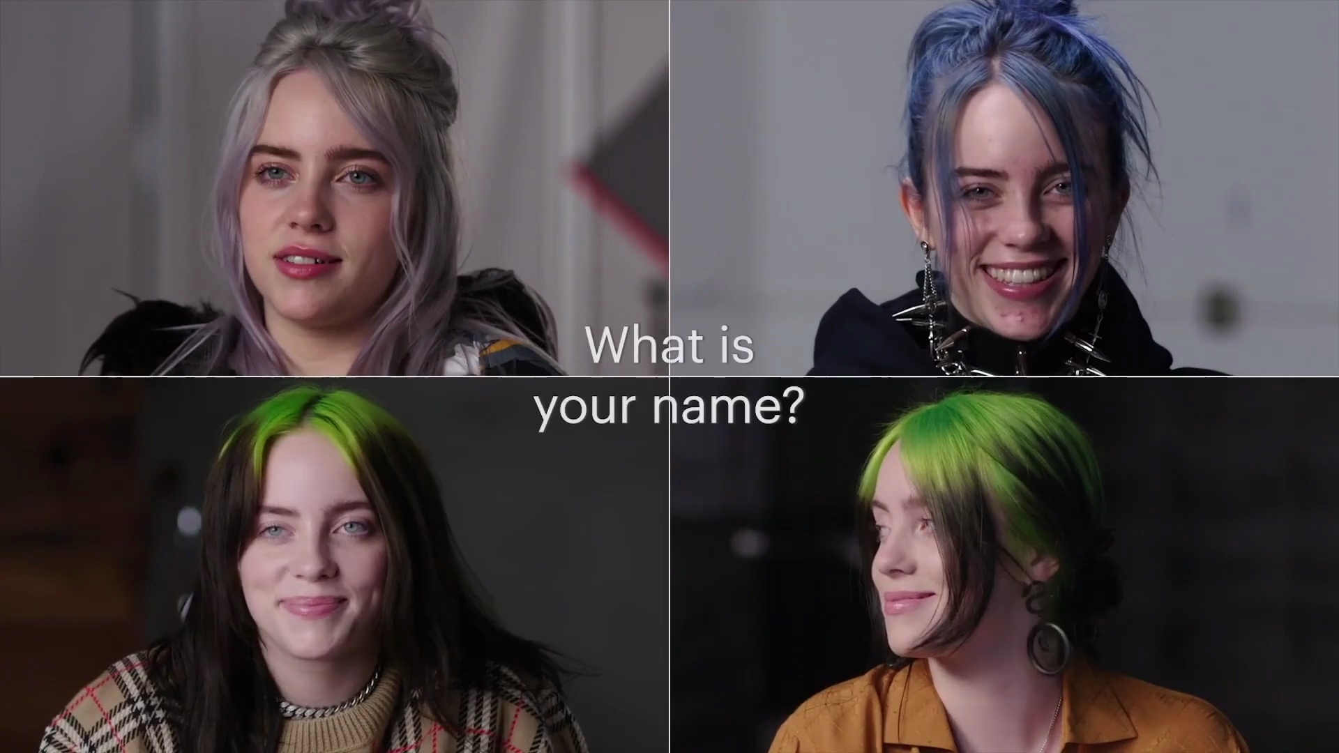 艺人资讯碧梨billieeilish连续4年接受名利场杂志采访回答同一问题