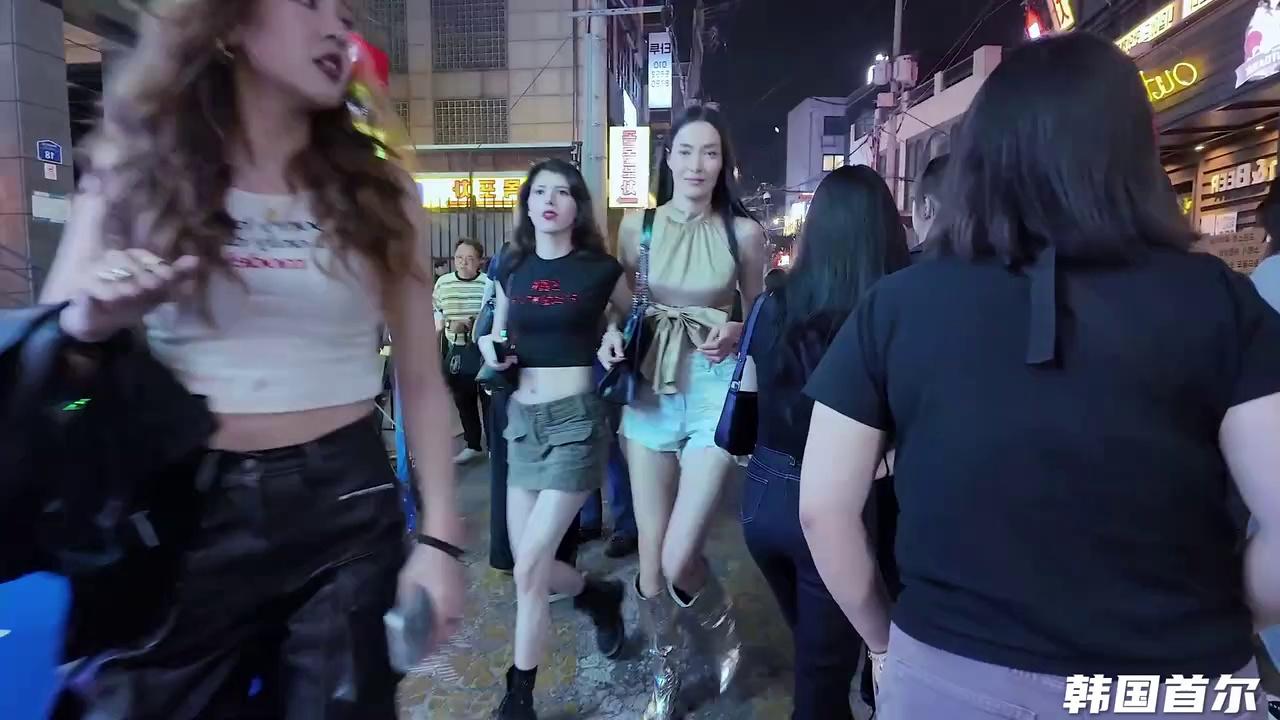 "南韩首尔"街拍