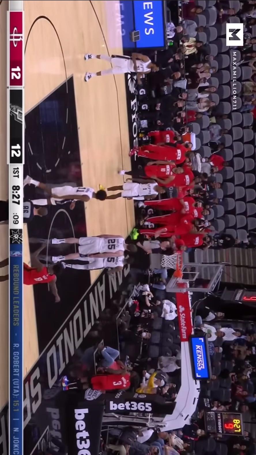 小凯文波特火箭时期集锦:球风华丽,得分爆炸力强,视野开阔,防守亮眼!