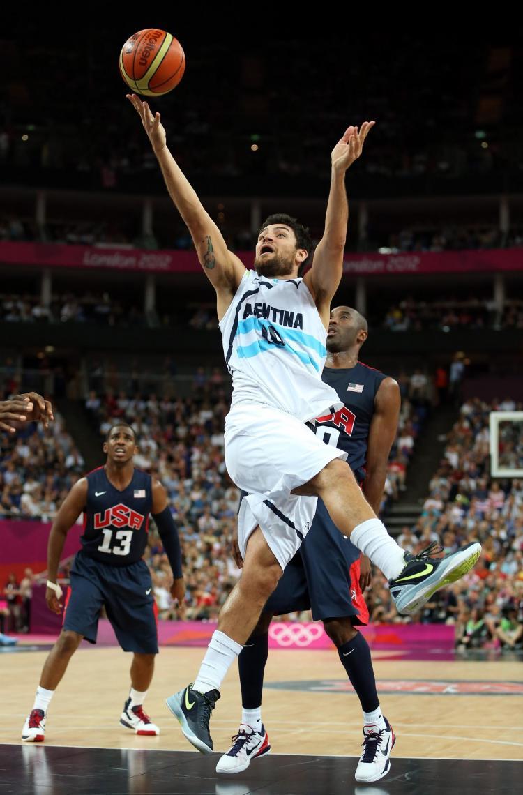 科比国家队生涯之"梦十"伦敦奥运男篮半决赛vs阿根廷 图集