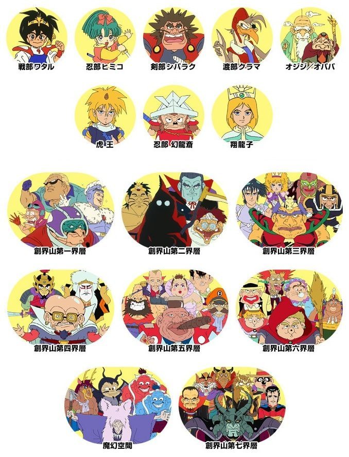 魔神英雄传(神龙斗士)原画赏析(作者:芦.