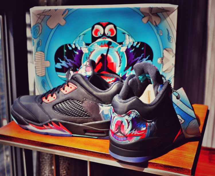 买盒送鞋系列~aj 5 low 风筝