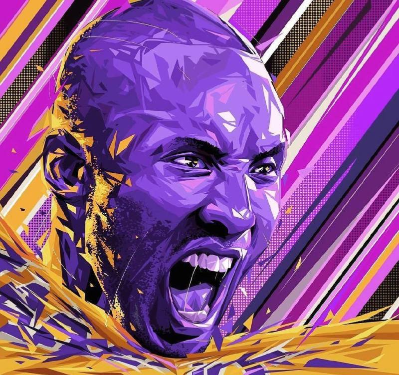 缅怀科比,收藏了多年的科比壁纸插画和头像,今天全部送给喜欢他的球迷