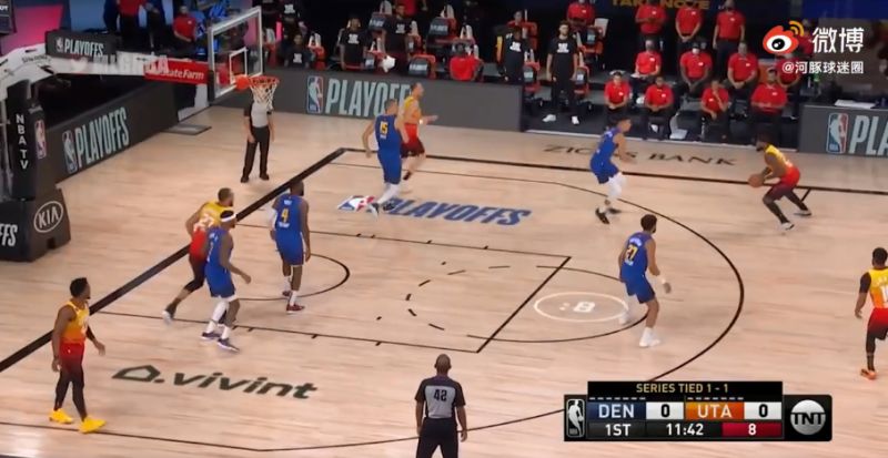 Nba直播 2020年8月24日nba季后赛 掘金vs爵士g4 比赛直播 虎扑