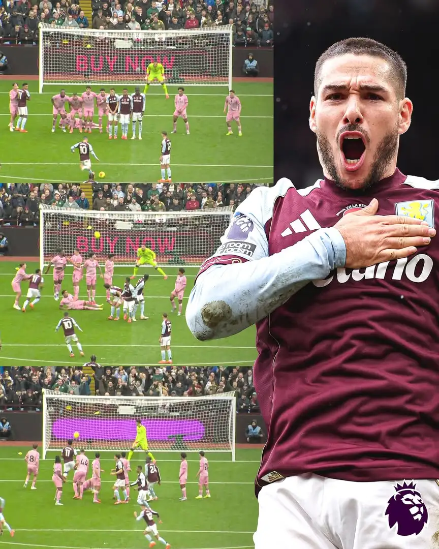 状态火热!布恩迪亚任意球破门助维拉领先,近5场打入3球