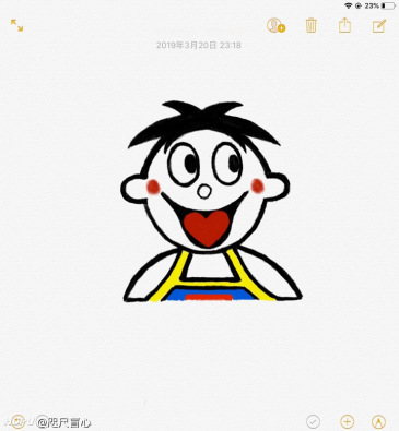 用ipad第一次画画 楼主什么水平?