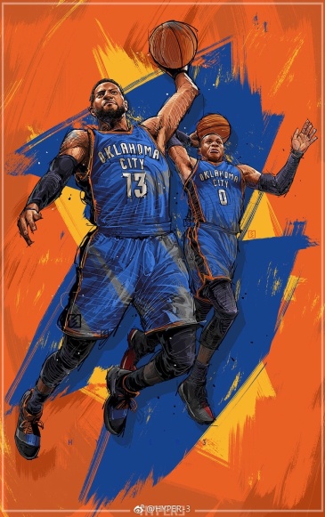 求iphonexr雷霆乔治威少同框的手机壁纸