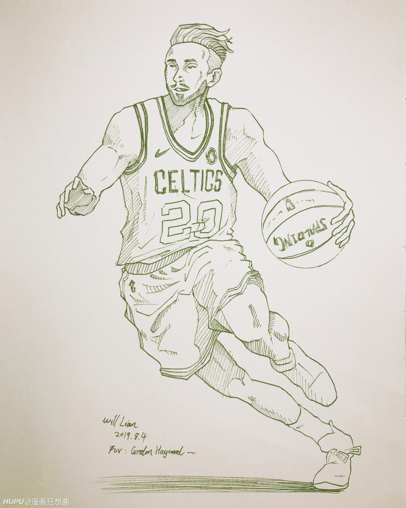 我画了张画送给了海沃德,什么水平