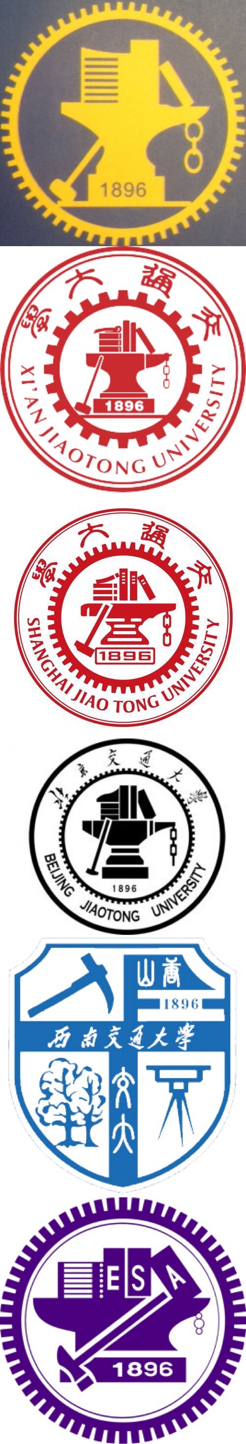 看校徽有感 交通大学系之间的关系比中央大学系好的多 虎扑
