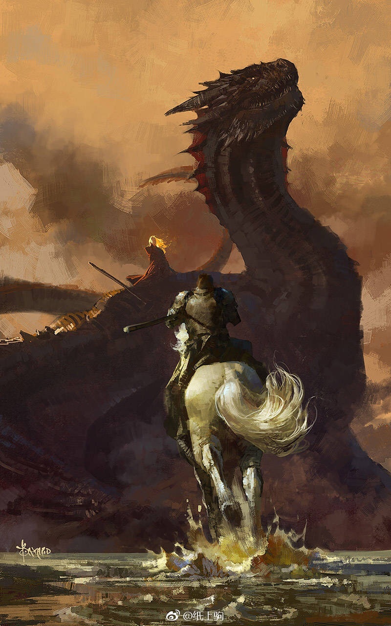 找到勇士屠龙的图了