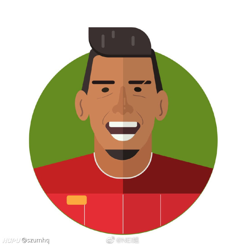 老婆画的英超球员头像,第一波:利物浦