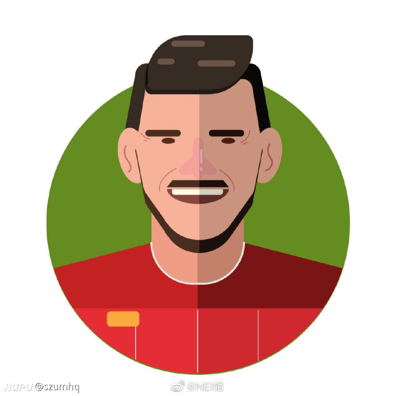 老婆画的英超球员头像,第一波:利物浦