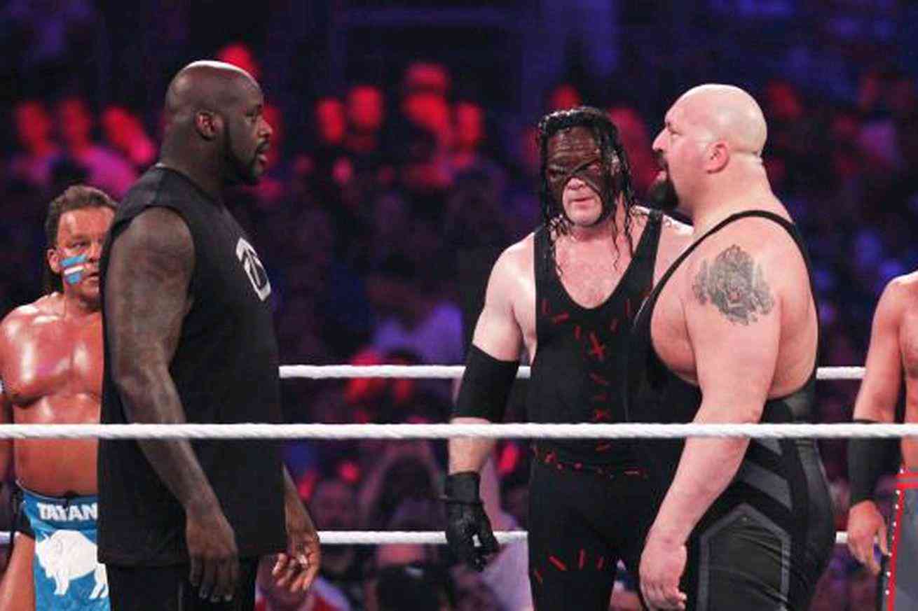 姚明与wwe人物身高对比