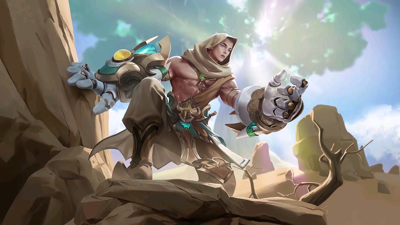 达摩赛季皮肤沙漠行僧特效来啦大家觉得怎么样呢