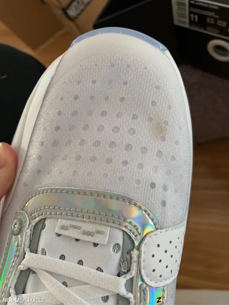 毒上入手aj34 鞋面脏了一块 运动装备 虎扑社区