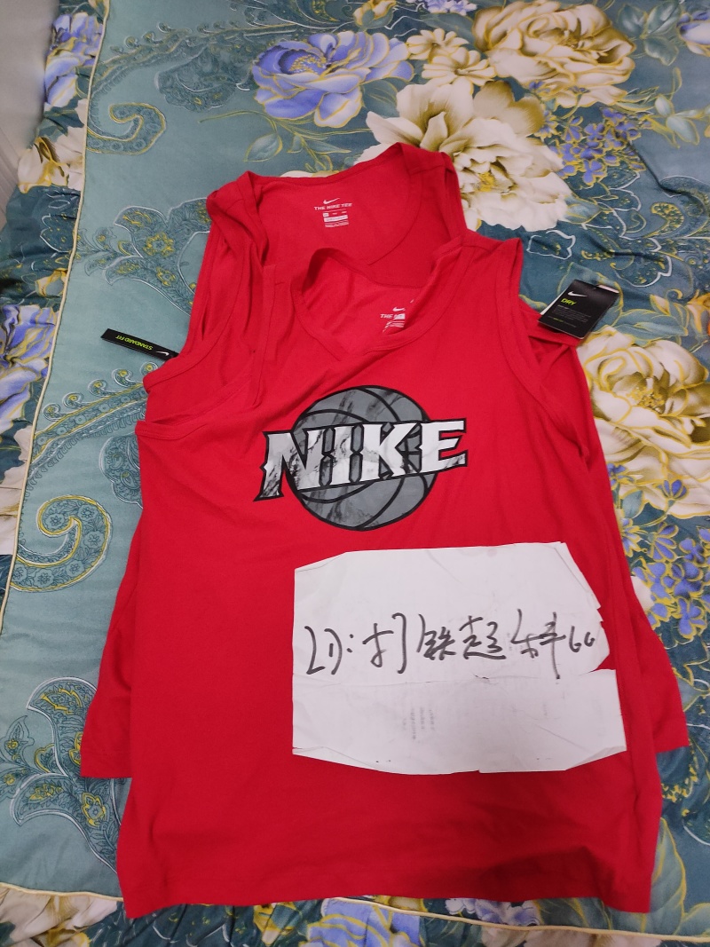 0元起拍nike 篮球背心xl码大学红8月18日劫镖 虎扑