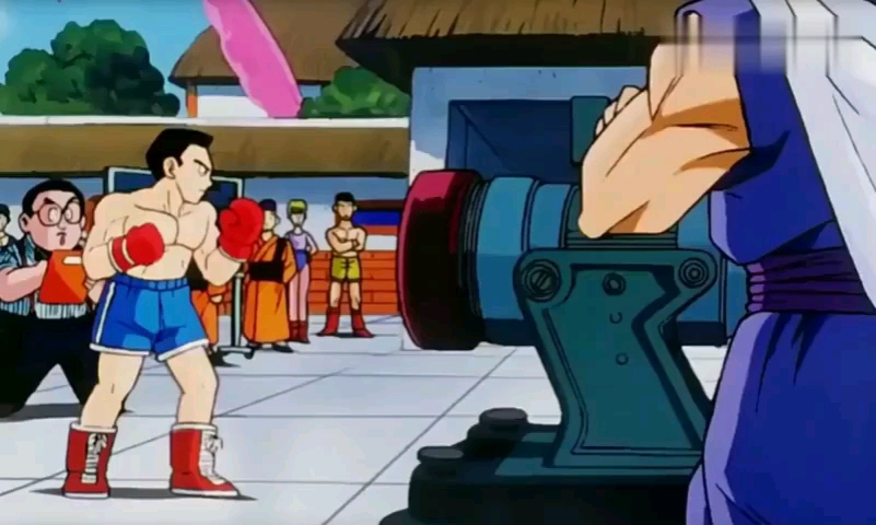 拳力测试贝吉塔一拳打爆测试机器