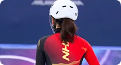 短道速滑女子500M预赛：中国三名运动员全部晋级