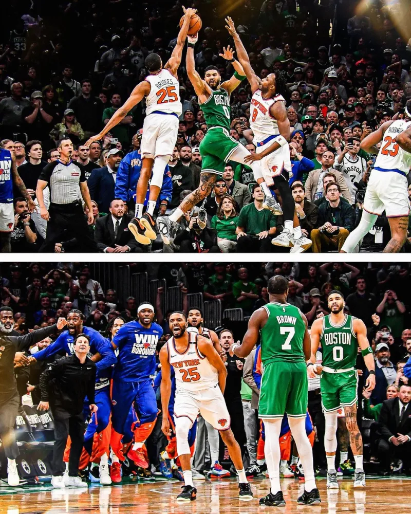 流言板]NBA官推晒出布里奇斯抢断时刻与后续反应照片