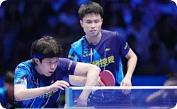 乒超男团山东魏桥vs中超电缆对阵：王楚钦vs李天阳
