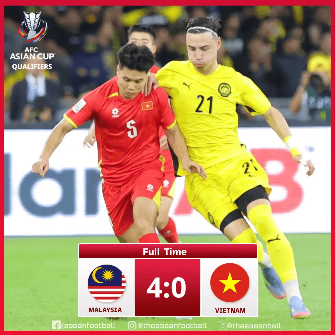 Choáng! Malaysia 4-0 Ép Sát Nút – Binh Đoàn Nhân Hóa Đánh Bại Việt Nam!
