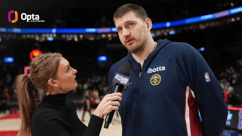 世界杯-足球赛事比分体育网流言板]美媒：掘金今日大胜54分创NBA历史背靠背客场最大赢球分差