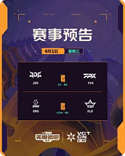 第一赛段常规赛第二日赛事预告：JDG vs FPX；DRG vs XLG
