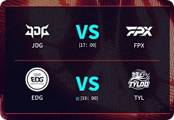 VCT CN第二赛段今日赛事预告：JDG vs FPX；EDG vs TYL