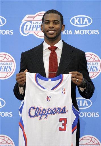 【图客团】克里斯·保罗正式加盟快船队发布会【更新球衣照】