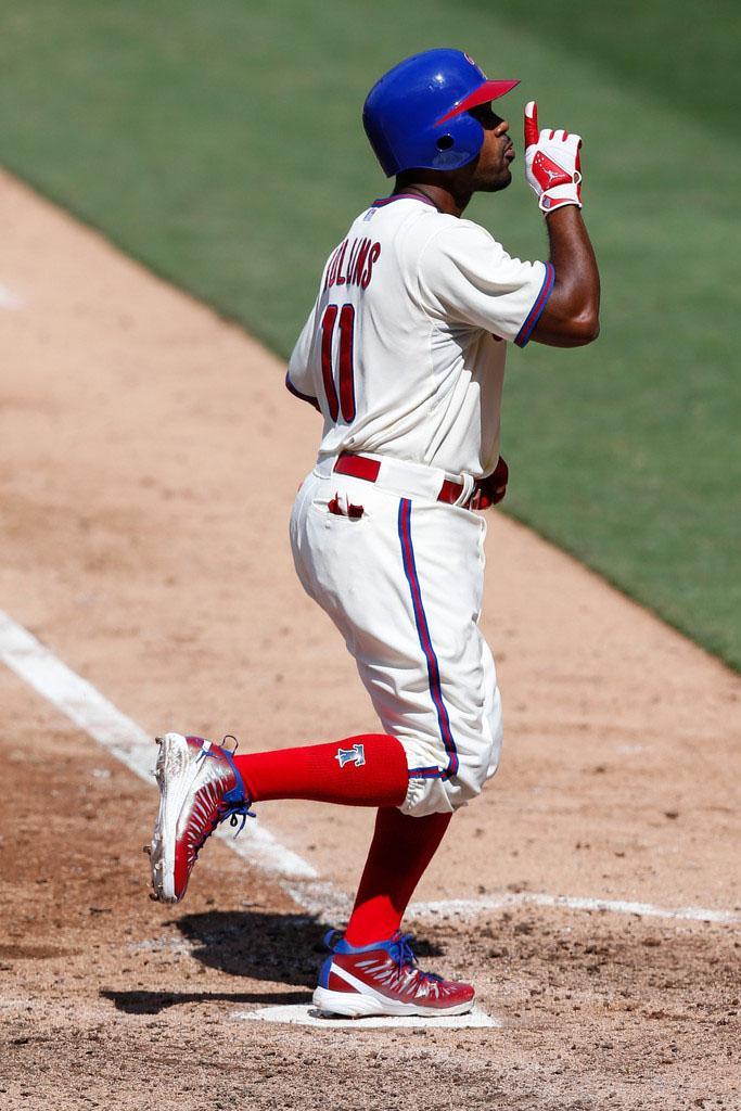 吉米.罗林斯上脚jordan super fly棒球鞋 -图片欣赏