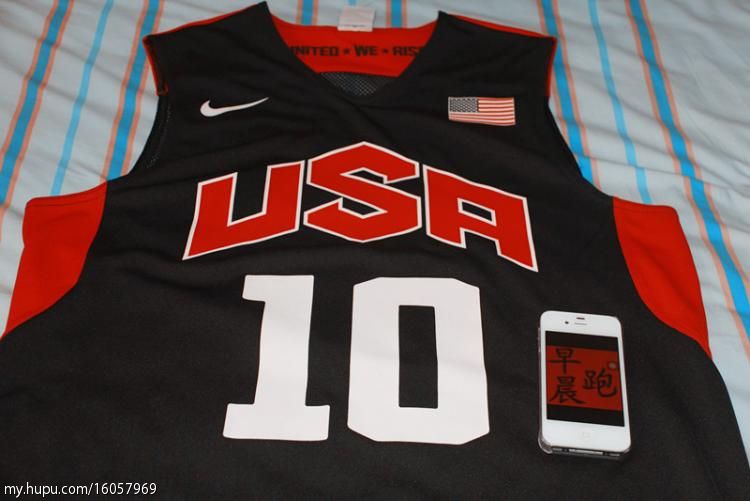 耐克 国内公司货 2012奥运金牌梦十印胶版kobe科比10号球衣516564-1